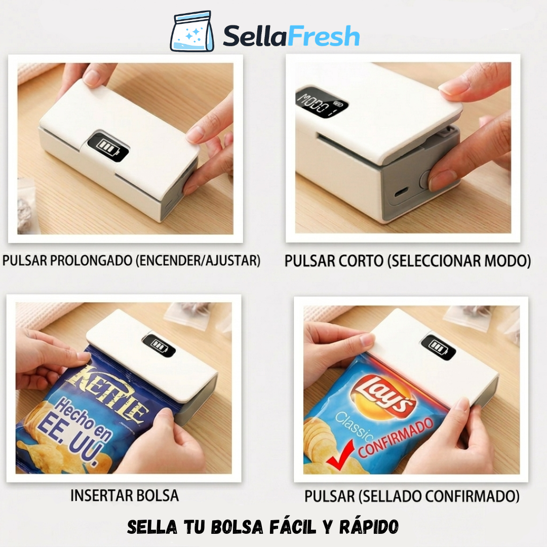 Sellador de Bolsas portátil